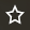 Empty star icon